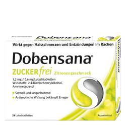 DOBENSANA zuckerfrei Zitronengesc.1,2mg/0,6mg Lut.