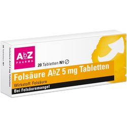 FOLSURE AbZ 5 mg Tabletten