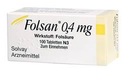 FOLSAN 0,4 mg Tabletten