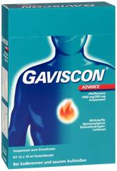 GAVISCON Advance Pfefferminz 1000mg/200mg SUS Btl.