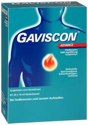 GAVISCON Advance Pfefferminz 1000mg/200mg SUS Btl.