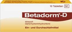 BETADORM D Tabletten