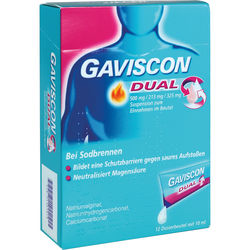 GAVISCON Dual 500mg/213mg/325mg Susp.z.Einn.Btl.