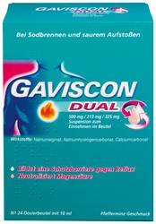 GAVISCON Dual 500mg/213mg/325mg Susp.z.Einn.Btl.