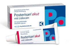 POSTERISAN akut 50 mg/g Rektalsalbe mit Analdehner