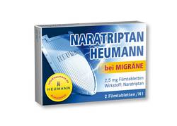 NARATRIPTAN Heumann bei Migrne 2,5 mg Filmtabl.