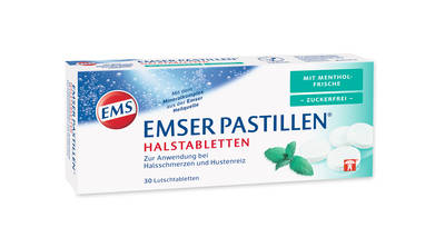 EMSER Pastillen mit Mentholfrische zuckerfrei