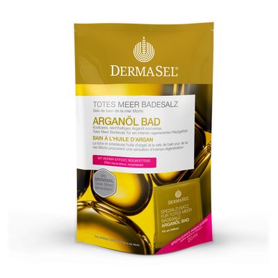 DERMASEL Totes Meer Badesalz+Arganl