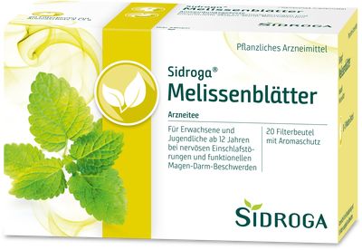 SIDROGA Melissenbltter Tee Filterbeutel