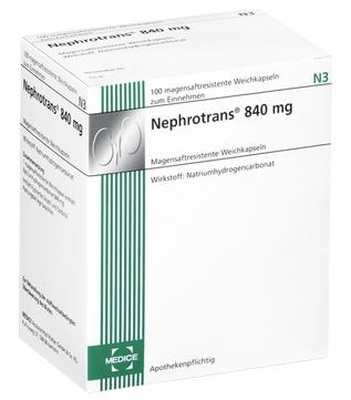 NEPHROTRANS 840 mg magensaftresistente Kapseln