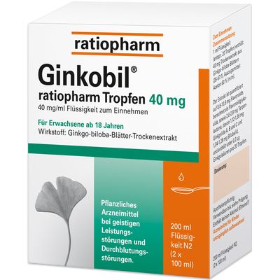 GINKOBIL-ratiopharm Tropfen 40 mg